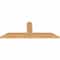 Ekena Millwork Portland Smooth Timber Gable Bracket, Western Red Cedar, 36"W x 13"H x 1 1/2"D x 3 1/2"F, 9/12 Pitch GBW036X13X0204POR00SWR - alternate 2